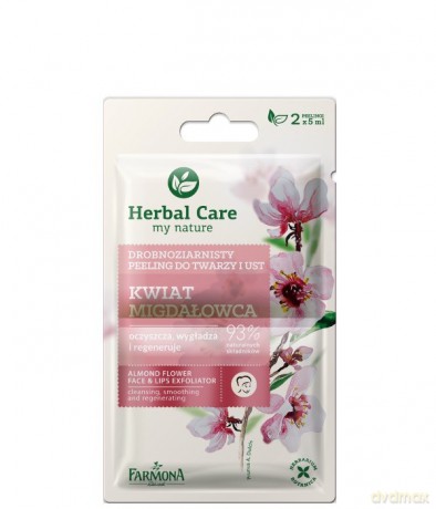 Farmona Herbal Care Peeling drobnoziarnisty Kwiat Migdałowca - saszetka 5ml x 2