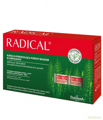 Farmona Radical Kuracja pobudzająca porost włosów 1op.- 5ml x 5