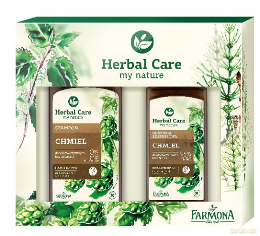 Farmona Zestaw prezentowy Herbal Care Chmiel (szampon 330ml+odżywka spray 200ml)