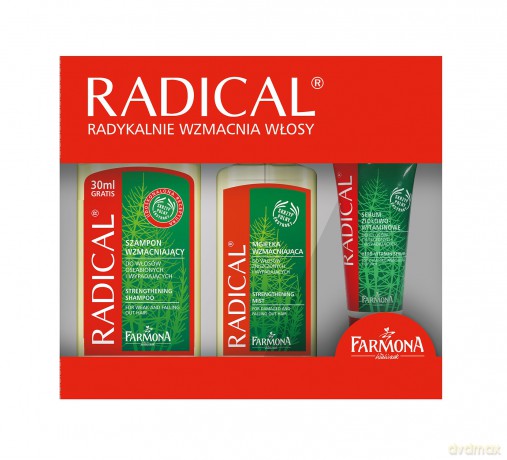 Farmona Zestaw prezentowy Radical (szampon 300ml+mgiełka 200ml+serum 100ml)