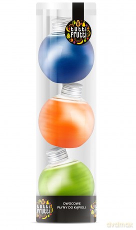 Farmona Zestaw prezentowy Tutti Frutti (olejki do kąpieli :gruszka,jeżyna,brzoskwinia 3x300ml)