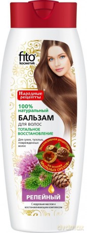 Fitocosmetics Balsam do włosów Łopianowy Regenerujacy 450ml