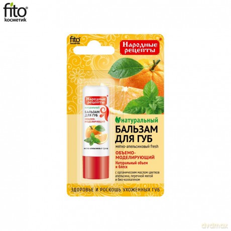 Fitocosmetics Naturalny balsam do ust MIĘTOWO-POMARAŃCZOWY FRESH 4,5 g