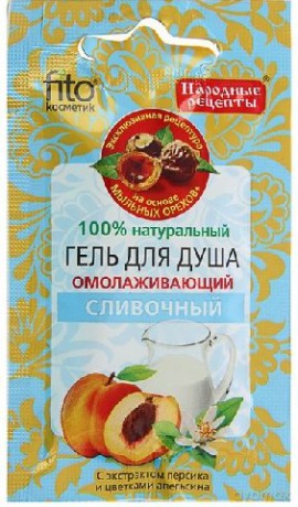 Fitocosmetics Naturalny żel pod prysznic Odmładzający Śmietankowy 15ml