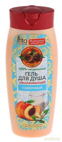 Fitocosmetics Naturalny żel pod prysznic Odmładzający Śmietankowy 350 ml