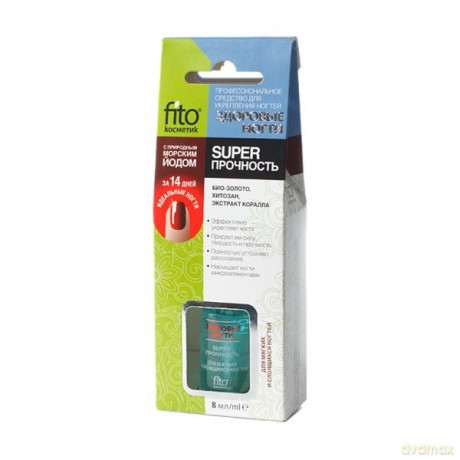 Fitocosmetics Profesjonalny Środek do Wzmocnienia Paznokci - "Super Mocne" 8ml