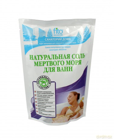 Fitocosmetics Sól do kąpieli naturalna z Morza Martwego 530g