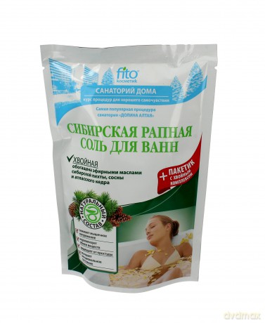 Fitocosmetics Sól do kąpieli syberyjska iglasta sosna 530g
