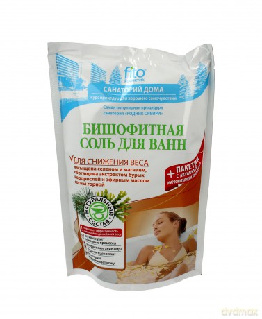 Fitocosmetics Sól do kąpieli z biszofitem wyszczuplająca 530g