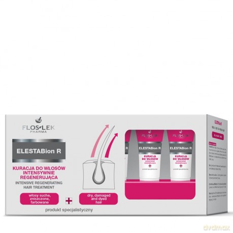 Floslek ELESTABion W - Kuracja intensywnie regenerująca do włosów 6ml x 10