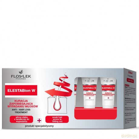 Floslek ELESTABion W - Kuracja zapobiegająca wypadaniu włosów 6ml x 10
