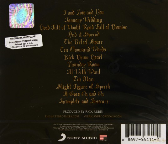 The Avett Brothers: I And Love And You [CD]