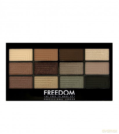 FREEDOM Pro 12 Stunning Smokes - Paleta 12 cieni do powiek