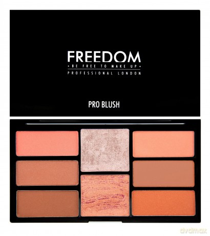 FREEDOM Pro Blush Palette Peach And Baked - Zestaw do konturowania