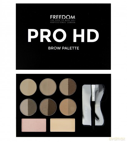 FREEDOM Pro HD Brow Palette FAIR Medium - Zestaw do brwi Fair Medium