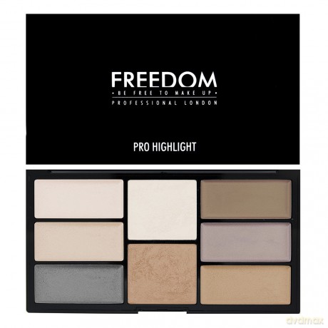 FREEDOM Pro Highlight Palette - Paleta rozświetlaczy