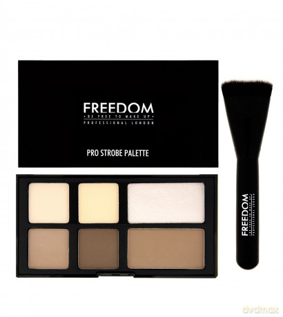 FREEDOM Pro Strobe Palette With Brush - Paleta Do Konturowania