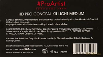 FREEDOM Pro Hd Conceal Kit Medium Paleta Cieni