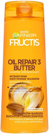 Fructis Oil Repair 3 Butter Szampon do włosów bardzo suchych i zniszczonych 400ml