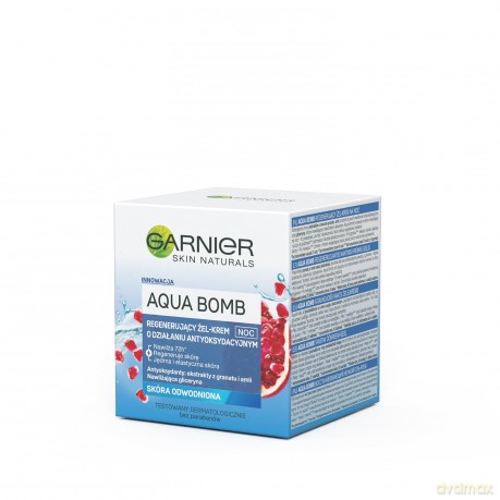 Garnier Aqua Bomb Krem-żel regenerujący na noc 50ml
