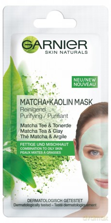 Garnier Skin Active Maseczka z glinką Matcha+Kaolin - cera tłusta i mieszana 8ml