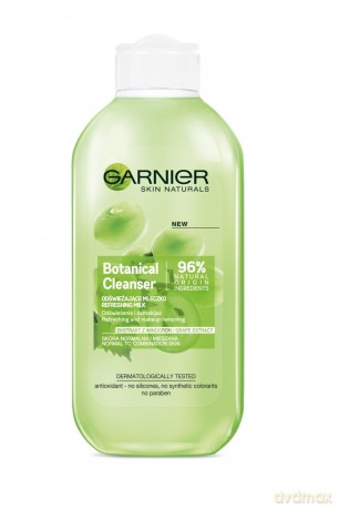 Garnier Skin Naturals Botanical Grape Extract Mleczko odświeżające do demakijażu 200ml