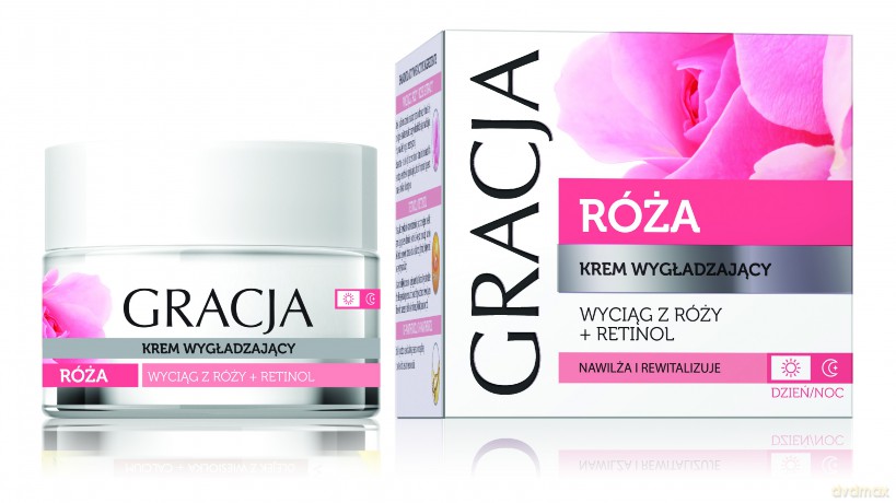 Gracja Krem różany na dzień i na noc wygładzający 50ml