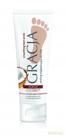 Gracja Peeling do stóp wygładzający Kokos 100ml