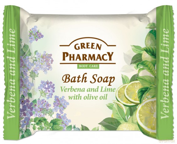 Green Pharmacy Body Care Mydło w kostce Verbena and Lime 100g