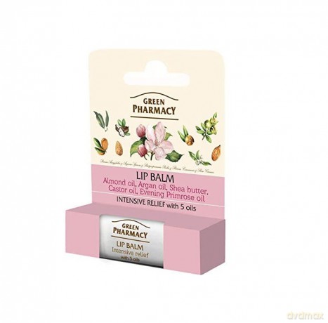 Green Pharmacy Lip Balm Balsam do ust Intensive Relief 1szt