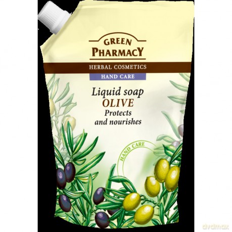 Green Pharmacy Mydło w płynie-zapas Oliwka 1szt