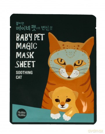 Holika Holika Baby Pet Magic Mask Sheet Maska w płacie Soothing Cat 1szt