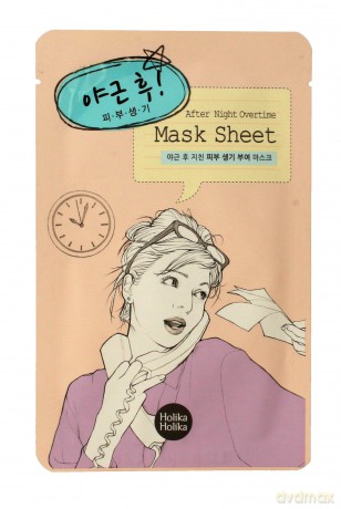 Holika Holika Mask Sheet Maska w płacie After Night Overtime - po ciężkim dniu 1szt