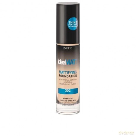 Ingrid Podkład mineralny matujący Ideal Matt nr 302 30ml