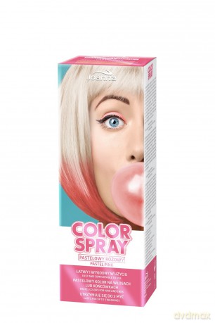 Joanna Color Spray Koloryzujący spray do włosów różowy 150ml