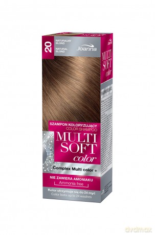 Joanna Multi Soft Color Szampon koloryzujący nr 20 Naturalny Blond 1op.