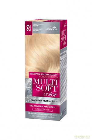Joanna Multi Soft Color Szampon koloryzujący nr 22 Księżycowy Blond 1op.