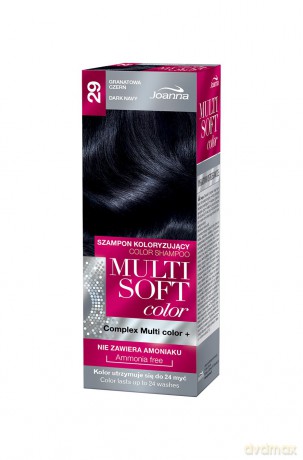 Joanna Multi Soft Color Szampon koloryzujący nr 29 Granatowa Czerń 1op.