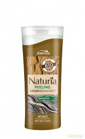 Joanna Naturia Peeling do ciała drobnoziarnisty Borowina 100g mini