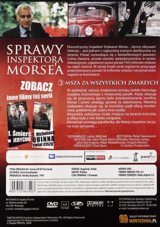 Sprawy inspektora Morse'a 3: Msza za wszystkich zmarłych [DVD]