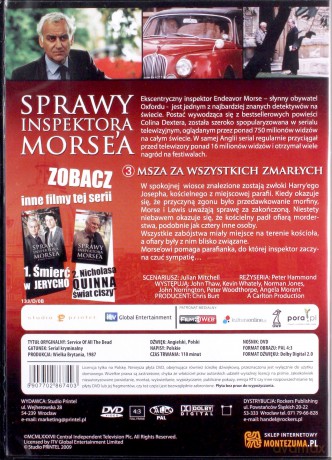Sprawy inspektora Morse'a 3: Msza za wszystkich zmarłych [DVD]