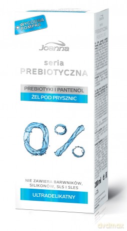 Joanna Prebiotic Line Żel pod prysznic ultradelikatny i niskopieniący 200ml pompka