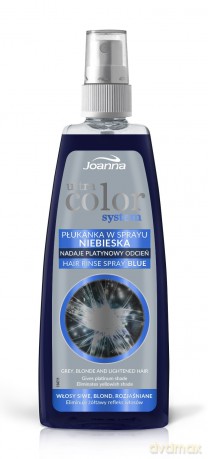 Joanna Ultra Color System Płukanka do włosów niebieska w sprayu 150ml