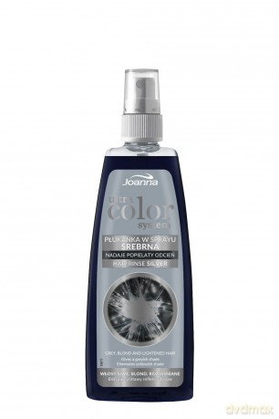 Joanna Ultra Color System Płukanka do włosów srebrna w sprayu 150ml
