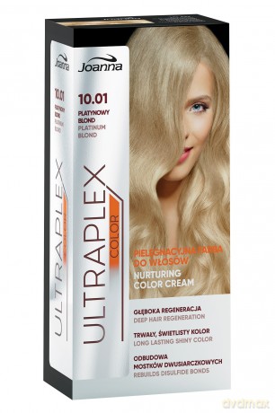 Joanna Ultraplex Color Farba pielęgnacyjna do włosów nr 10.01 Platynowy Blond