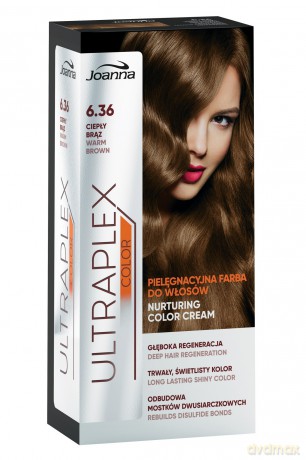 Joanna Ultraplex Color Farba pielęgnacyjna do włosów nr 6.36 Ciepły Brąz