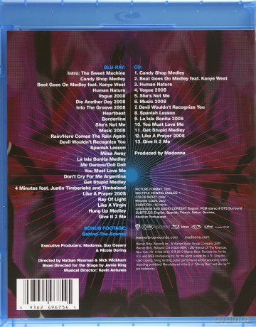 Madonna: The Sticky & Sweet Tour [Blu-Ray]+[CD]