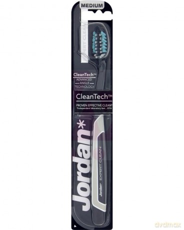Jordan Szczoteczka do zębów Expert Clean Medium - mix kolorów 1szt