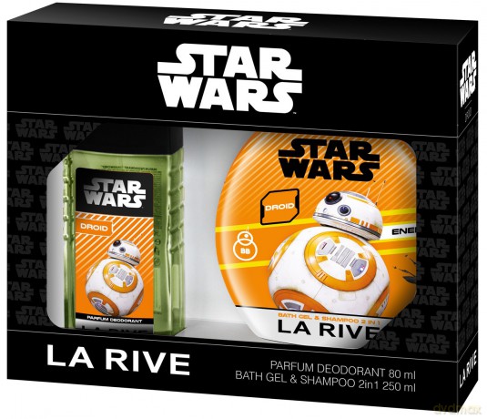 La Rive Disney Star Wars Droid Zestaw /deo perf.80ml+żel 2w1 250ml/