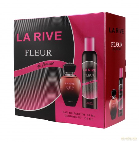 La Rive for Woman Fleur De Femme Zestaw prezentowy (woda perfumowana 90ml+deo spray 150ml)